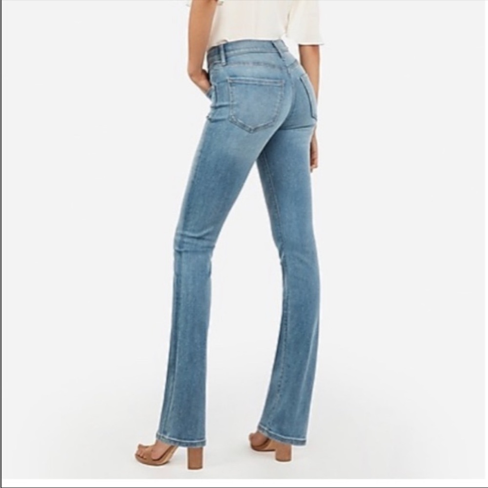 Classic High-Rise Light Blue Bootcut Jeans